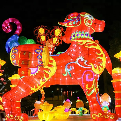Đèn lồng lụa Trung Quốc không thấm nước ngoài trời Kích thước 60CM-30M cho chương trình lễ hội