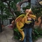 Điều khiển bằng tay Baby Animatronic Dinosaur Fly Dragon Puppet