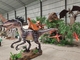 Live Show Animatronic Dinosaur Ride For Kids Cưỡi