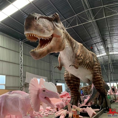 Mua Khủng long hoạt hình thực tế 15m Công viên kỷ Jura có kích thước thật T Rex Dinosaur online manufacture