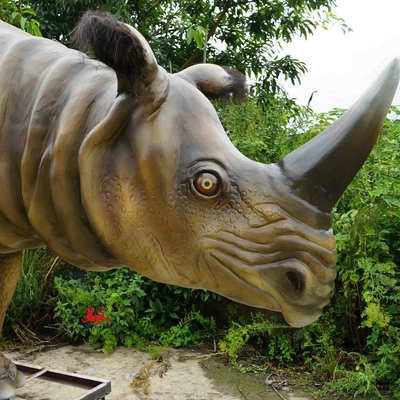 Động vật hoạt hình thực tế không thấm nước Mô hình tê giác Sondaicus