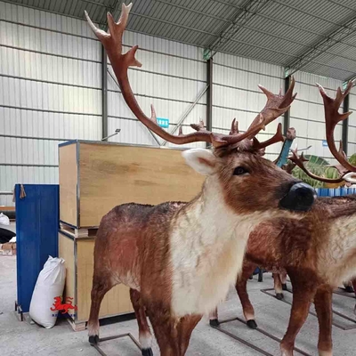 Jurassic World Realistic Animatronic Động vật Elk Tượng Kích thước Tùy chỉnh