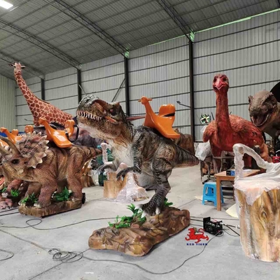 Animatronic T Rex Dinosaur Ride Khủng long nhân tạo không thấm nước chống nắng