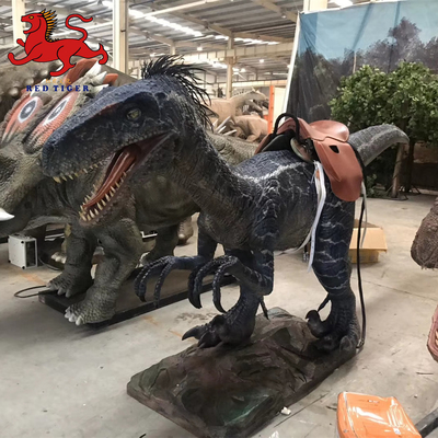 Mua Chất lượng cao Thực tế Animatronic Dinosaur Escape Room Trang trí treo tường Raptor Dinosaur Head online manufacture