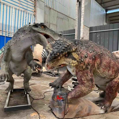 Mua Công viên chủ đề Khủng long hoạt hình thực tế Scutosaurus VS Gorgonops với tùy chỉnh chuyển động và âm thanh online manufacture