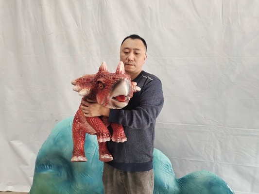 Mua Điều khiển bằng tay Baby Animatronic Dinosaur Triceratops Puppet để bán online manufacture