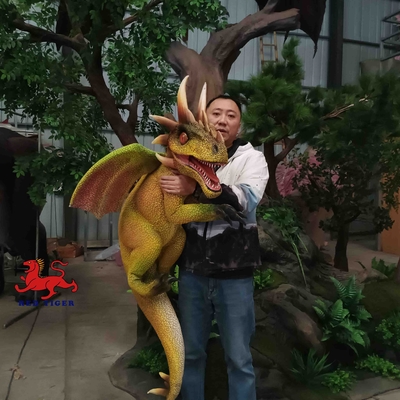 Kích thước cuộc sống Khủng long thực tế Con rối tay Tương tác Baby Fly Dragon