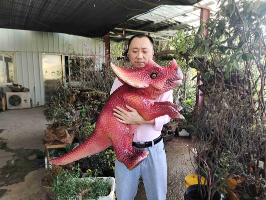 Mua Đỏ em bé tùy chỉnh Dino con rối tay cho công viên giải trí online manufacture