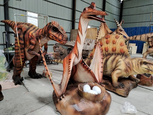Mua Điểm tự sướng Quetzalcoatlus Động vật thực tế Dinosaur với trứng cảm biến hồng ngoại khởi động online manufacture
