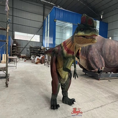 Bộ trang phục Dilophosaurus với vương miện động Animatronic Dinosaur Party Props