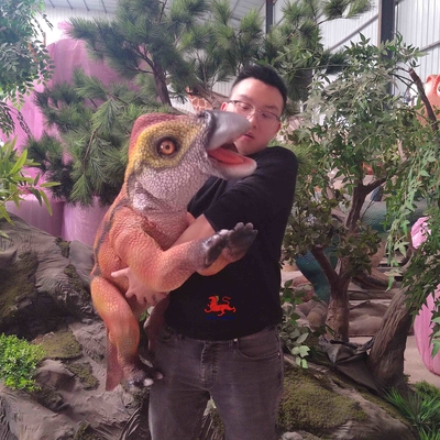 Các sản phẩm công viên giải trí Robot Animatronics Trẻ em Con rối Iguanodonte thực tế