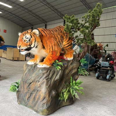 Công viên chủ đề thực tế Animatronic Life Size Tiger tùy chỉnh