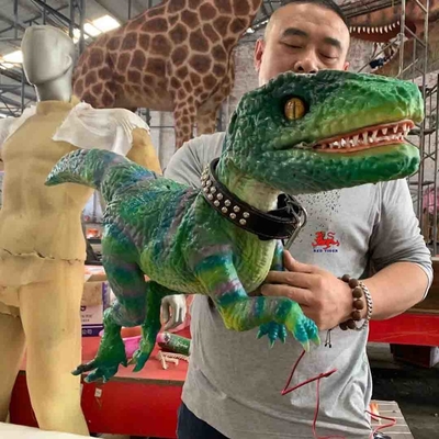 Giá tốt. Bảo tàng Con rối tay Dino / Con rối khủng long thực tế được chứng nhận RoHS trực tuyến