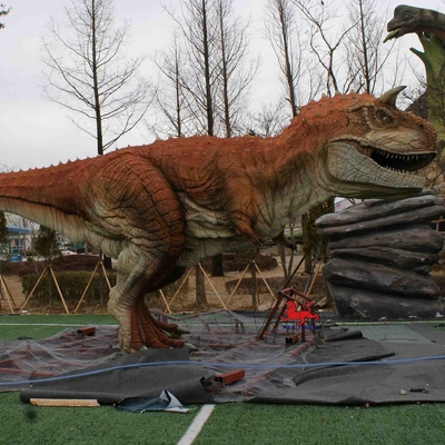 Công viên chủ đề Thiết bị Mô hình khủng long hoạt hình thực tế Tượng Carnotaurus