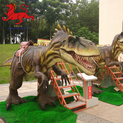 Giá tốt. Tyrannosaurus hoạt hình thực tế đi xe với tùy chỉnh chuyển động / âm thanh trực tuyến
