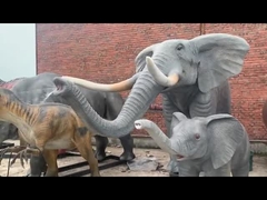 Công viên chủ đề Khủng long hoạt hình thực tế Carnotaurus với chuyển động và tùy chỉnh âm thanh